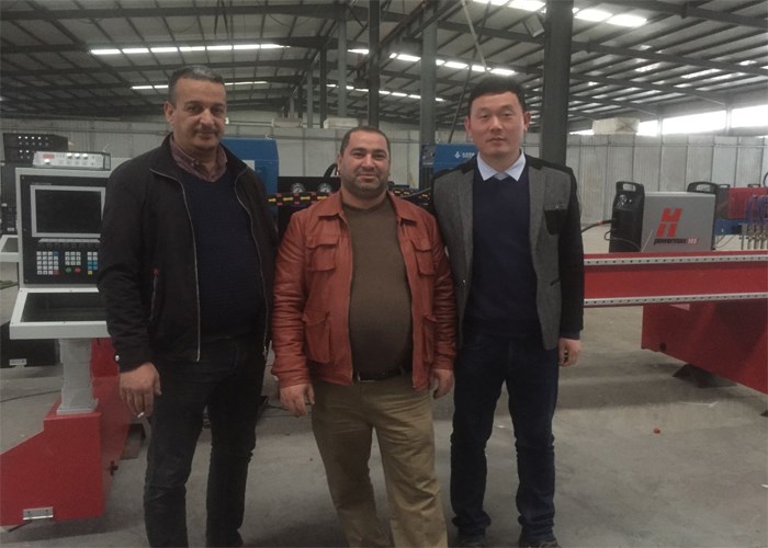 Algeria customer visit plasma machine