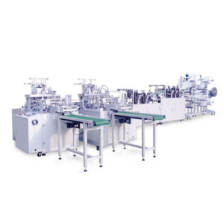  Full automatic flat face mask machine produce line