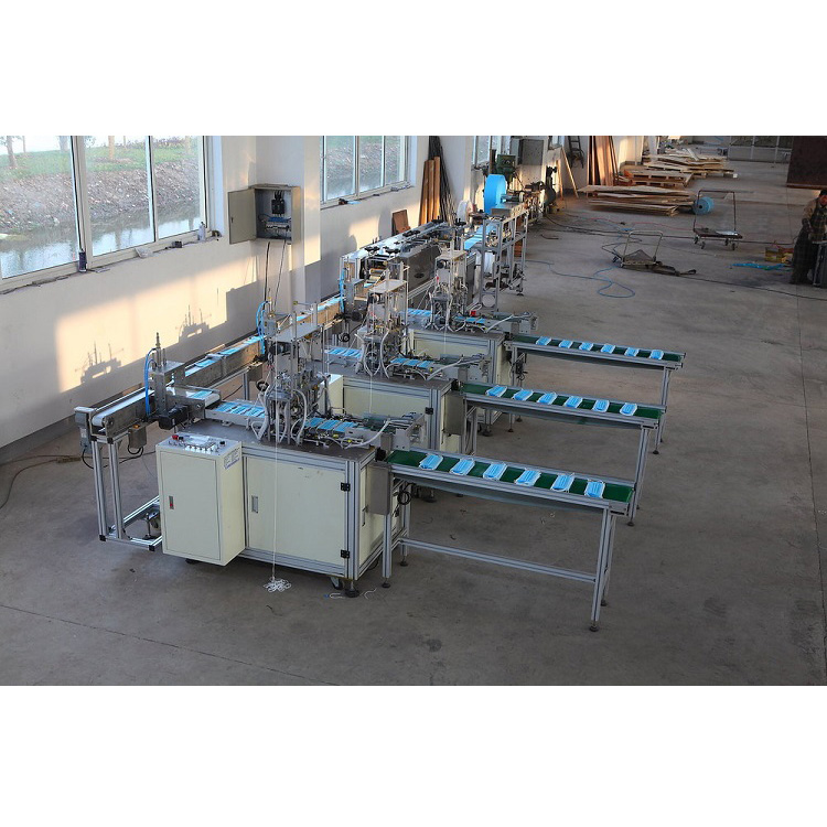 Flat Disposable Surgical Face Mask Making Machine