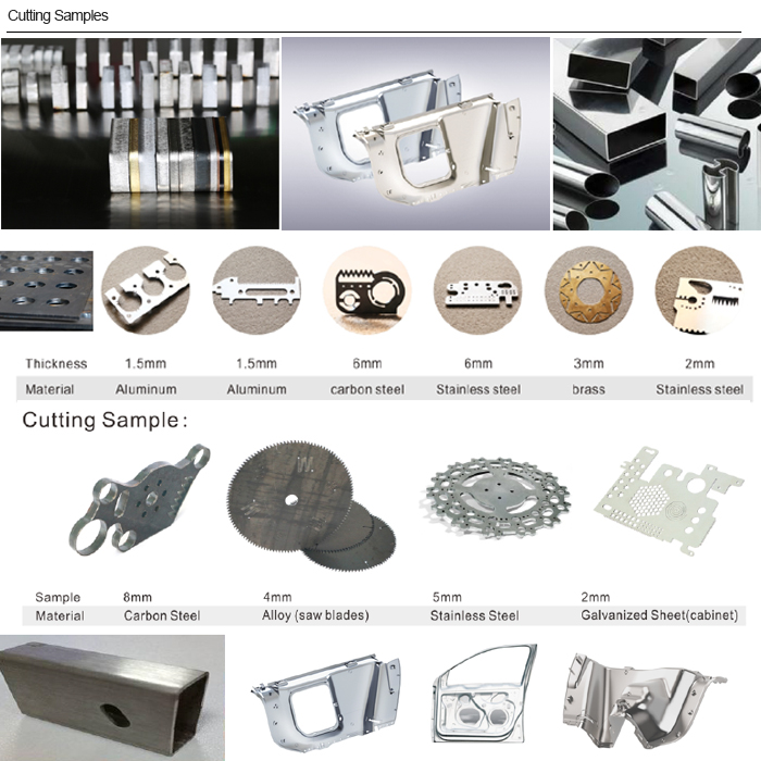 remax fiber laser cutting machine samples