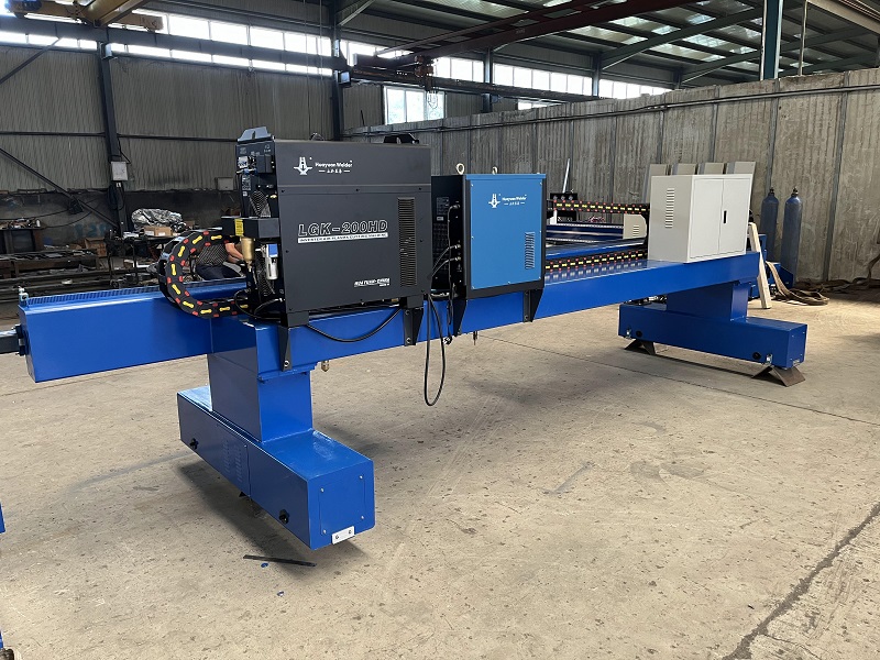 Gantry plasma engraver with rotating shaft to USA